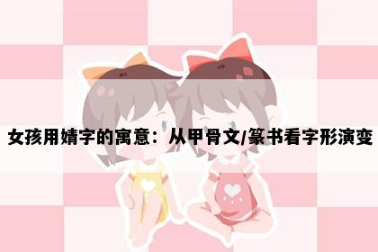 女孩用婧字的寓意：从甲骨文/篆书看字形演变