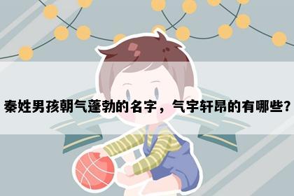 秦姓男孩朝气蓬勃的名字，气宇轩昂的有哪些？