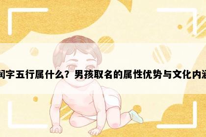 润字五行属什么？男孩取名的属性优势与文化内涵