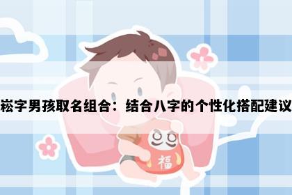 崧字男孩取名组合：结合八字的个性化搭配建议